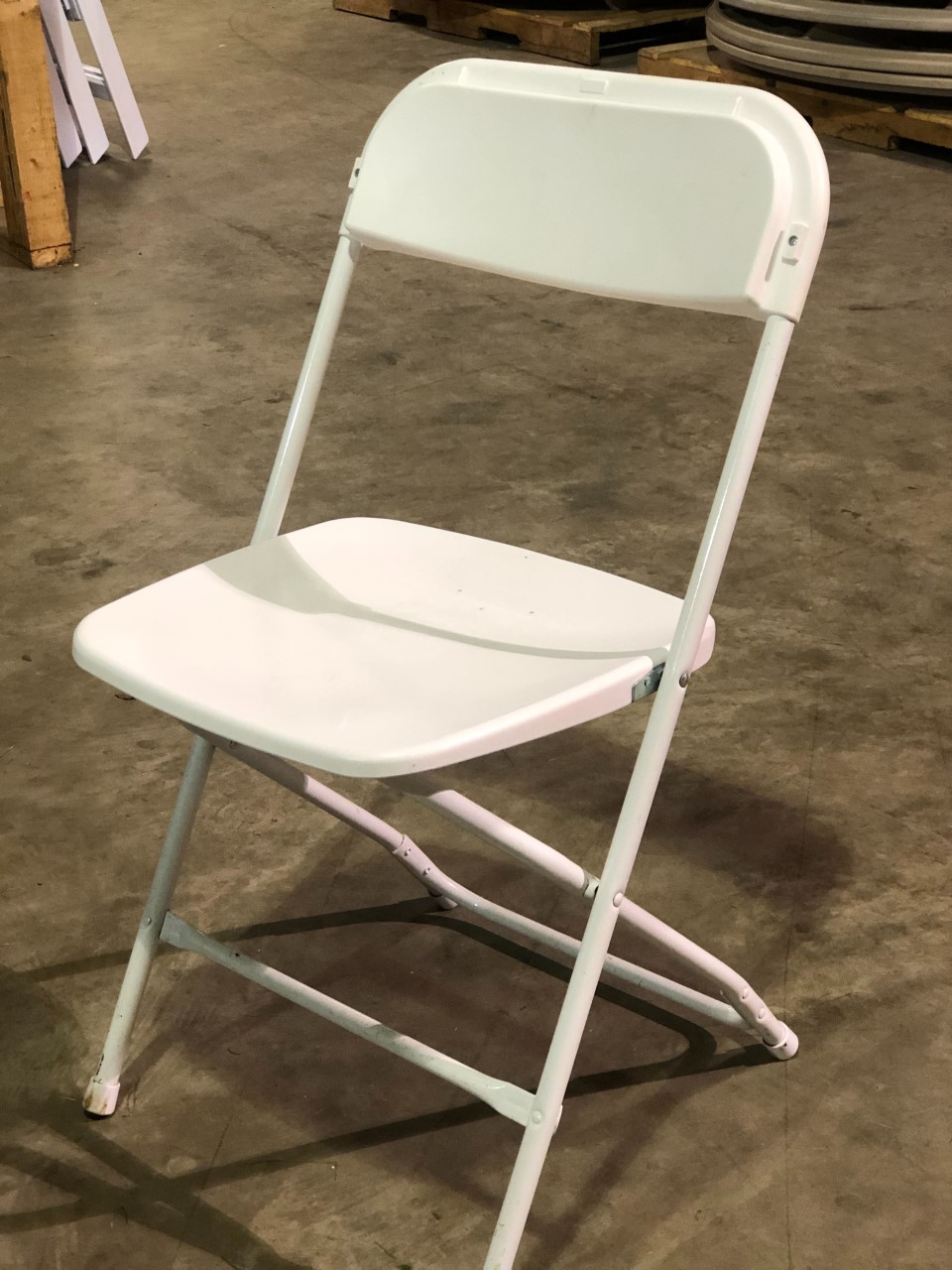 White Folding Chair 